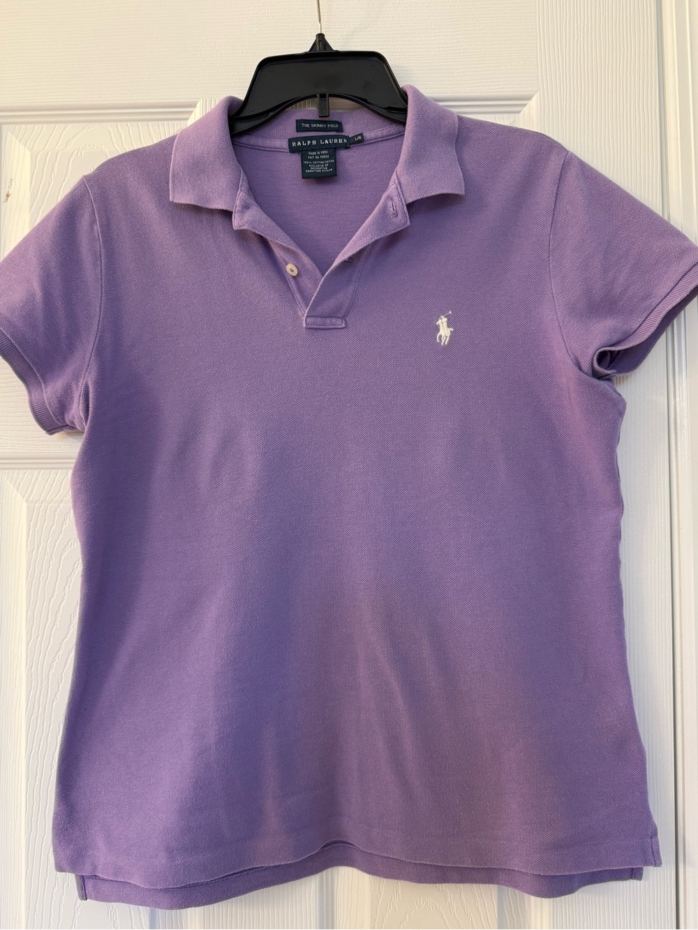 Ralph Lauren Purple/Lavender Slim Polo